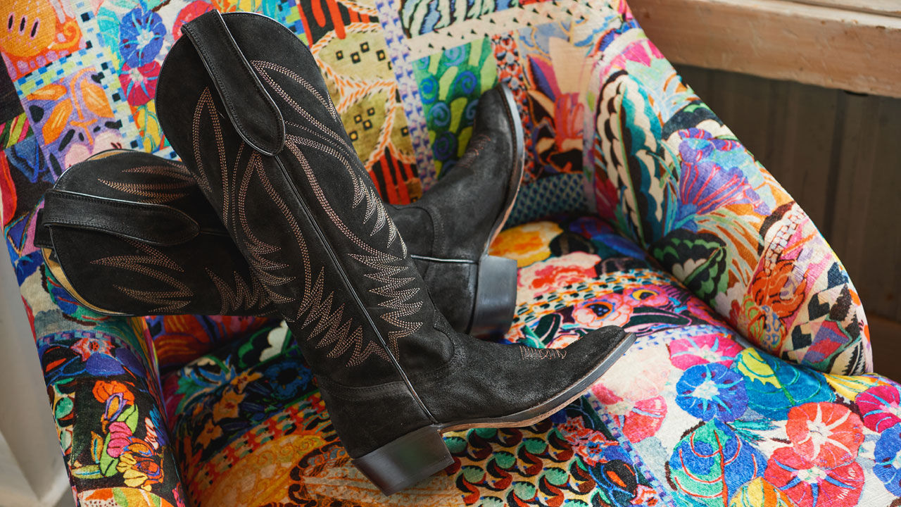 Vintage justin cheap roper boots